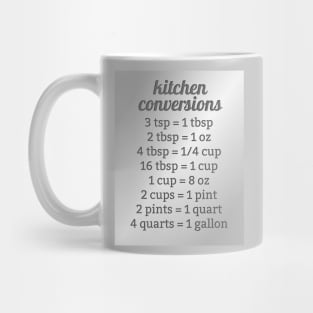 Kitchen Conversions | Stainless Engraved Mug